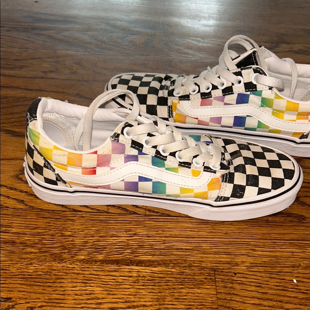 Vans Multicolor Checkered Sneakers - Picture 9 of 10